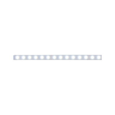 Long white LED light strip with even illumination for modern indoor lighting and decor.