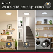 LED Panel Abia 2 White Select Twilight-controlled motion detector (HF) round 400mm 16W 1400lm White Select White