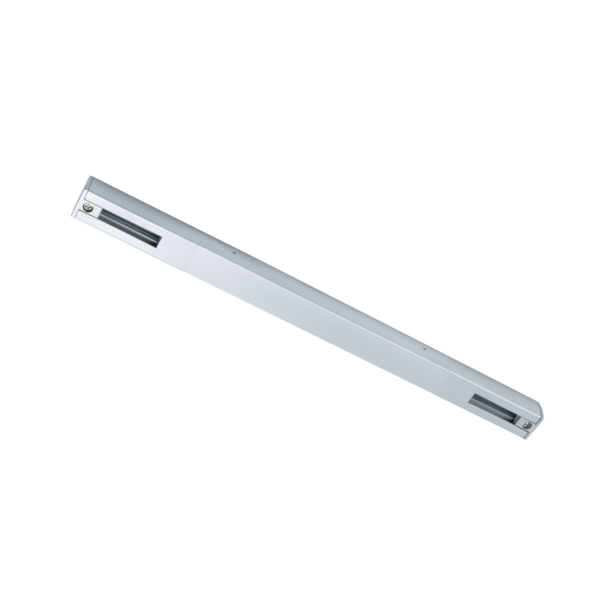 Long slim silver aluminum profile for LED lighting with modern design and durable material