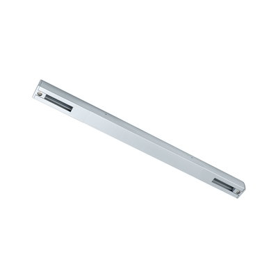 Long slim silver aluminum profile for LED lighting with modern design and durable material