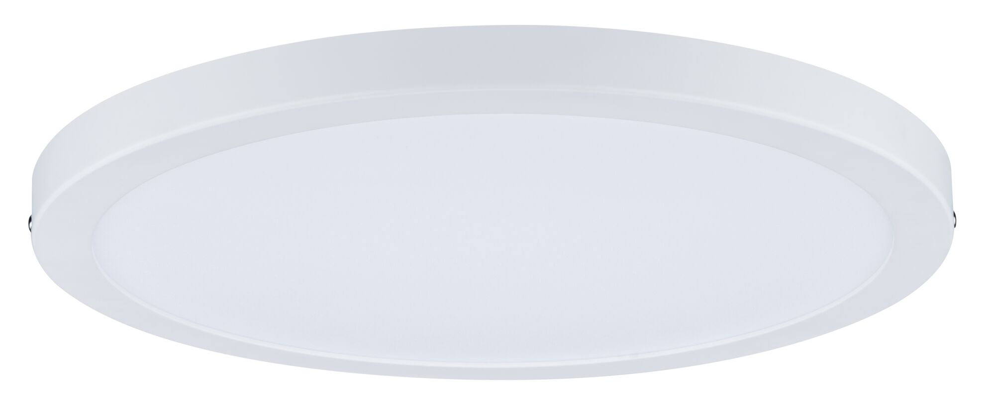 Panneau LED de plafond rond en plastique blanc pour un éclairage économique.