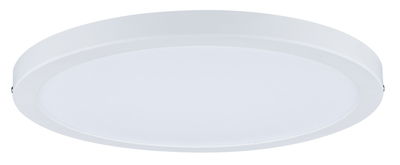 Panneau LED de plafond rond en plastique blanc pour un éclairage économique.