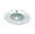 Meubelinbouwlampen Micro Line Klipp Klapp rond 72mm max. 20W 12V dimbaar Wit Ronde inbouwarmatuur van wit metaal met mat glazen afdekking voor LED-verlichting