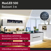 MaxLED 500 Basisset 3 m met afneembare beschermkap voor decoratieve LED-keukenverlichting