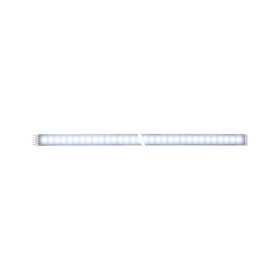 Long LED light strip with cool white light and aluminum housing for modern lighting solutions