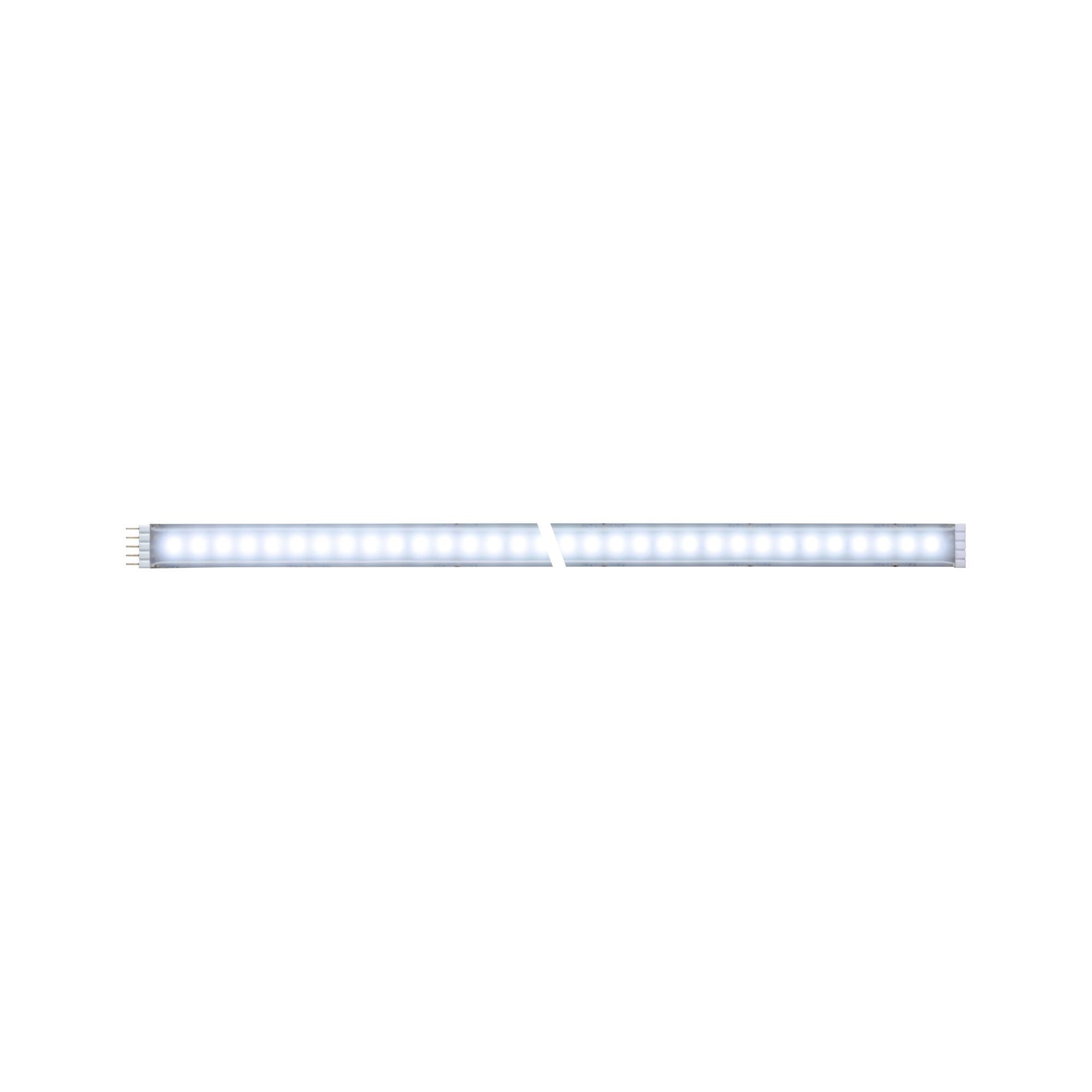 MaxLED 1000 Strip LED Extension 1m Blanc lumière du jour revêtue 12W 1100lm/m 6500K Bande lumineuse LED longue avec lumière blanche froide et boîtier en aluminium pour éclairage moderne