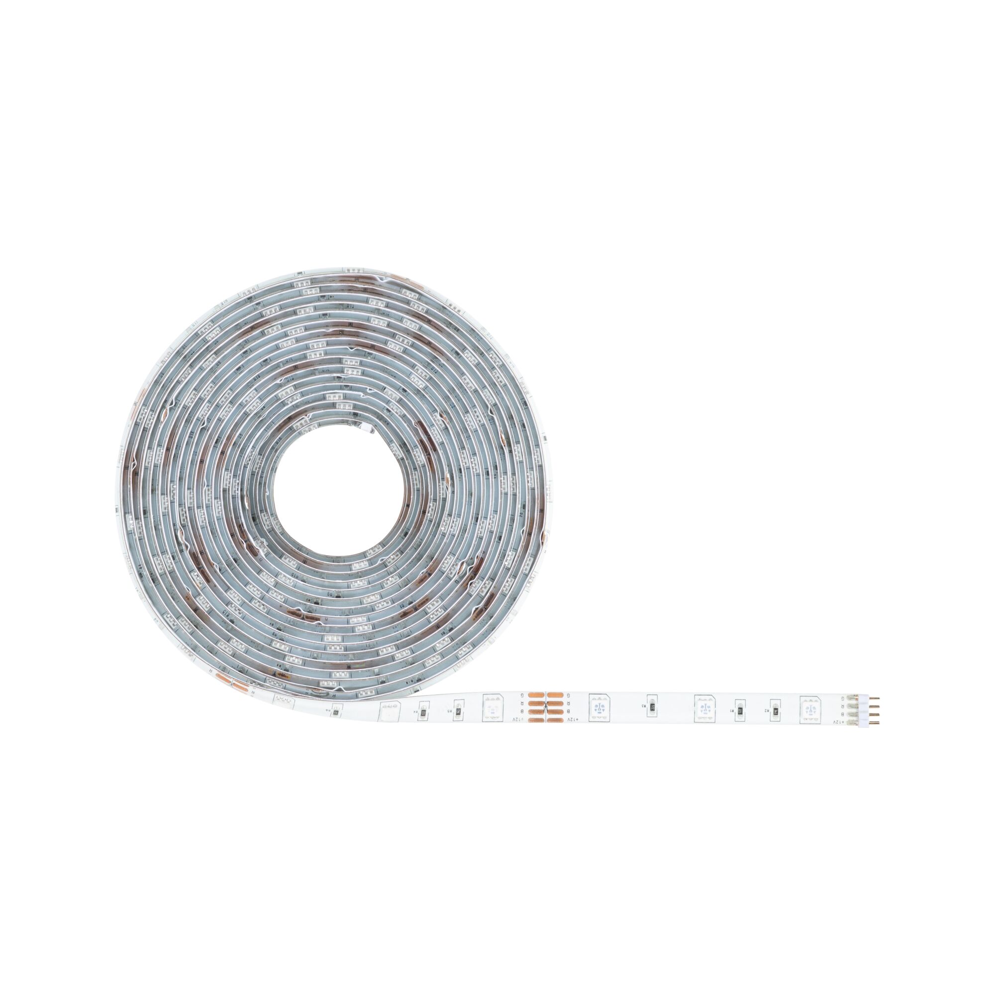 White LED strip light roll with flexible LEDs for versatile lighting solutions