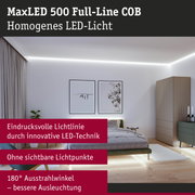 MaxLED 500 Full-Line COB LED-Lichtlinie in Weiß für homogene Raumbeleuchtung ohne sichtbare Lichtpunkte