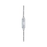 Witte LED-schakelaar met aan/uit- en lichtknop voor 24V LED-verlichtingssystemen