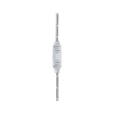 White LED switch with ON/OFF and light button for 24V LED lighting systems