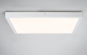 Plafonnier LED rectangulaire blanc avec cadre en aluminium pour éclairage moderne