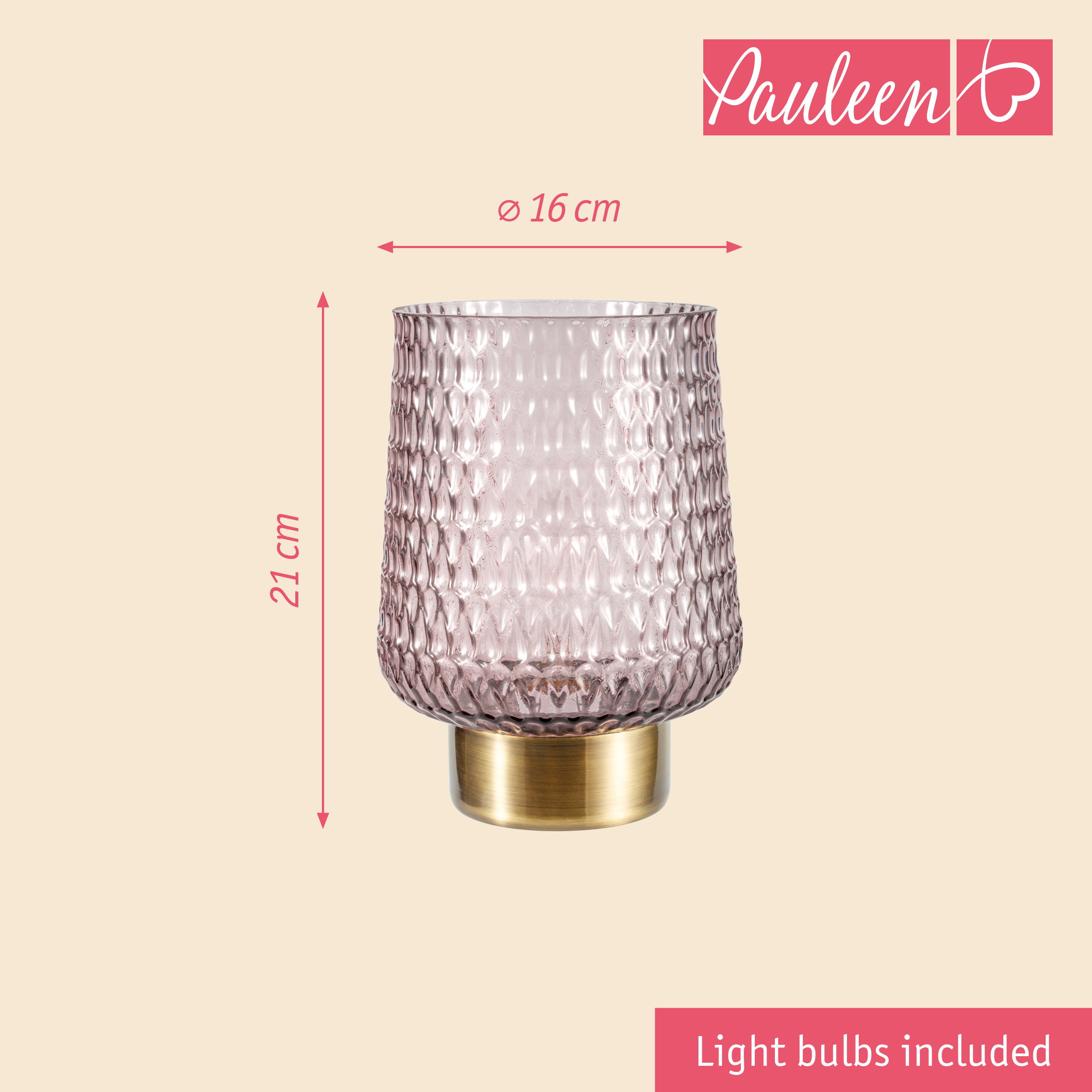 Paulmann Pauleen Table lamp Sparkling Glamour E27 2700K 30lm 0,8W Brown/Brass