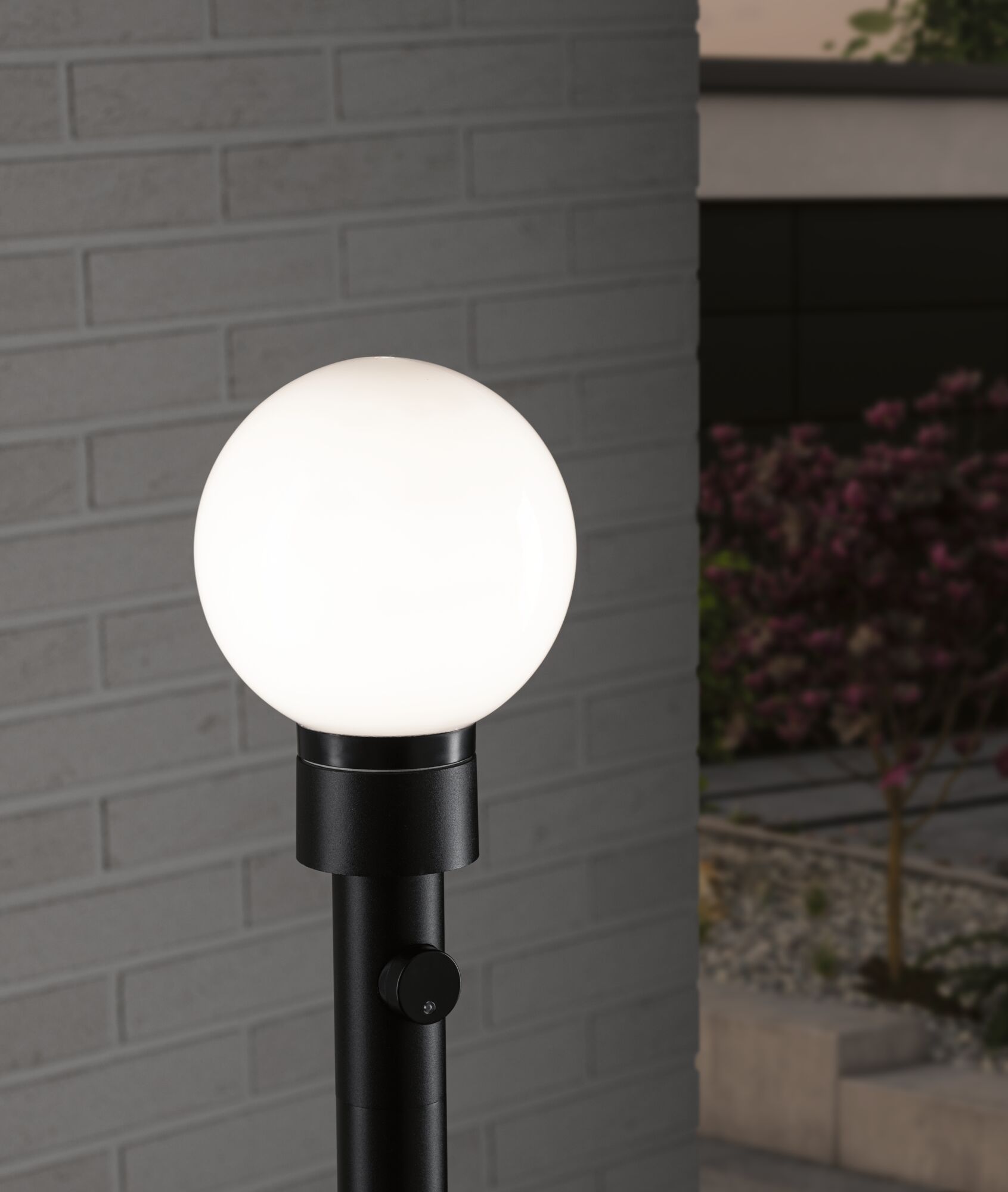 ModuShine Shade Taleno IP44 spherical Anthracite/White