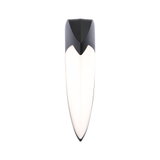 Black and white LED wall light with modern design for indoor lighting and living spaces