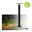 Plug & Shine Borne lumineuse LED Plate Luminaire individuel favorable aux insectes IP44 2200K 7W Anthracite Lampadaire LED noir en métal avec lumière blanche chaude pour jardin et extérieur