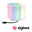 Plug & Shine LED-lichtobject Smart Home Zigbee 3.0 Cube IP65 RGBW+ 2,8W Wit Kubusvormige LED-lamp met RGB-kleurwissel en wit licht, kabelverbinding, Zigbee compatibel