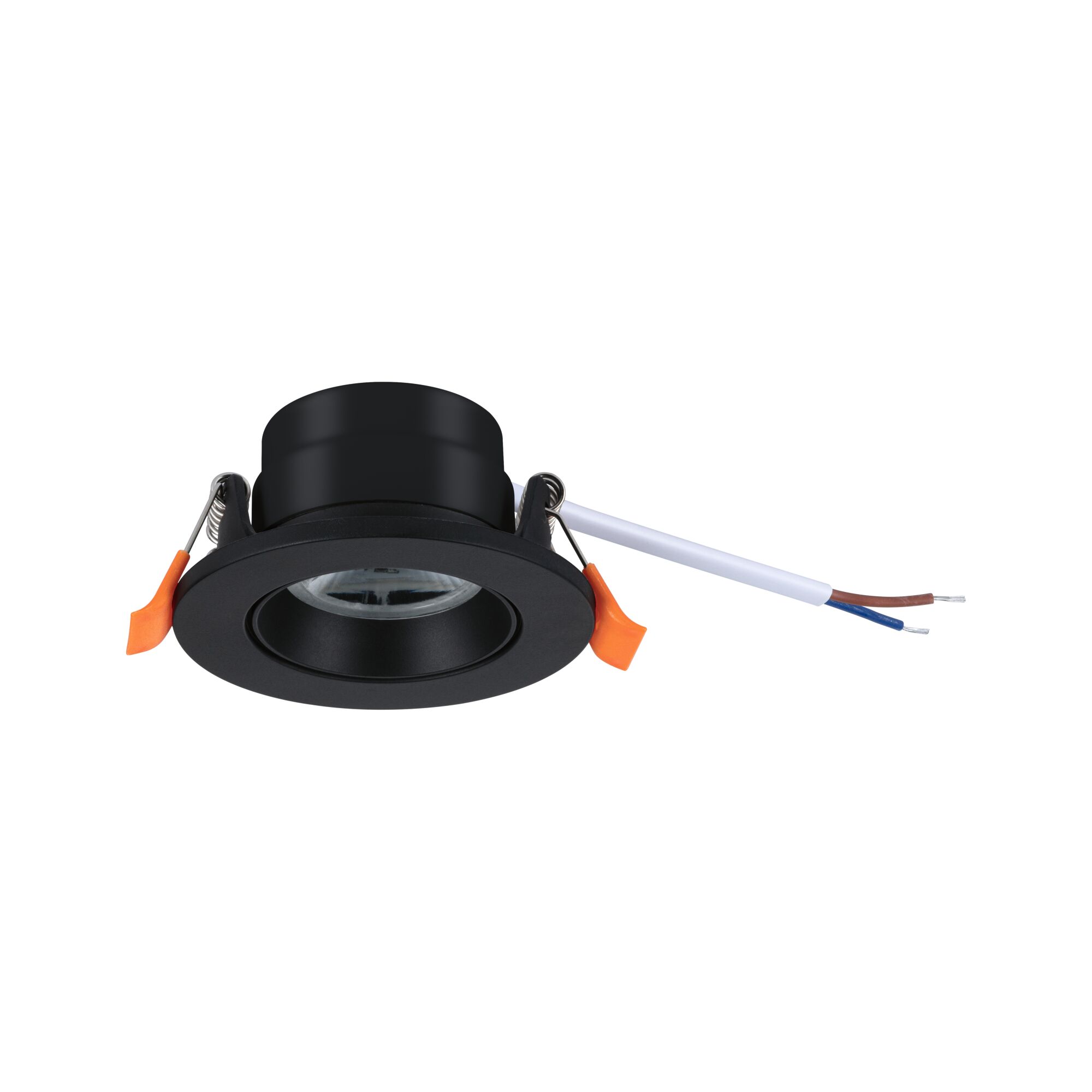 LED Einbauleuchte Salerno 4000K 67mm 3x204lm 3x2,9W Schwarz matt