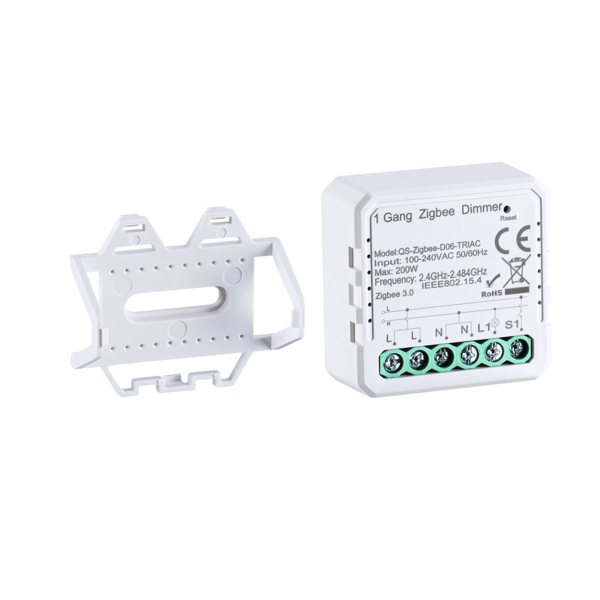 In-wall actuator Smart Home Zigbee 3.0 Dim White