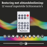 Witte afstandsbediening met 12 vooraf ingestelde lichtscenario’s en kleurregeling voor LED-verlichting