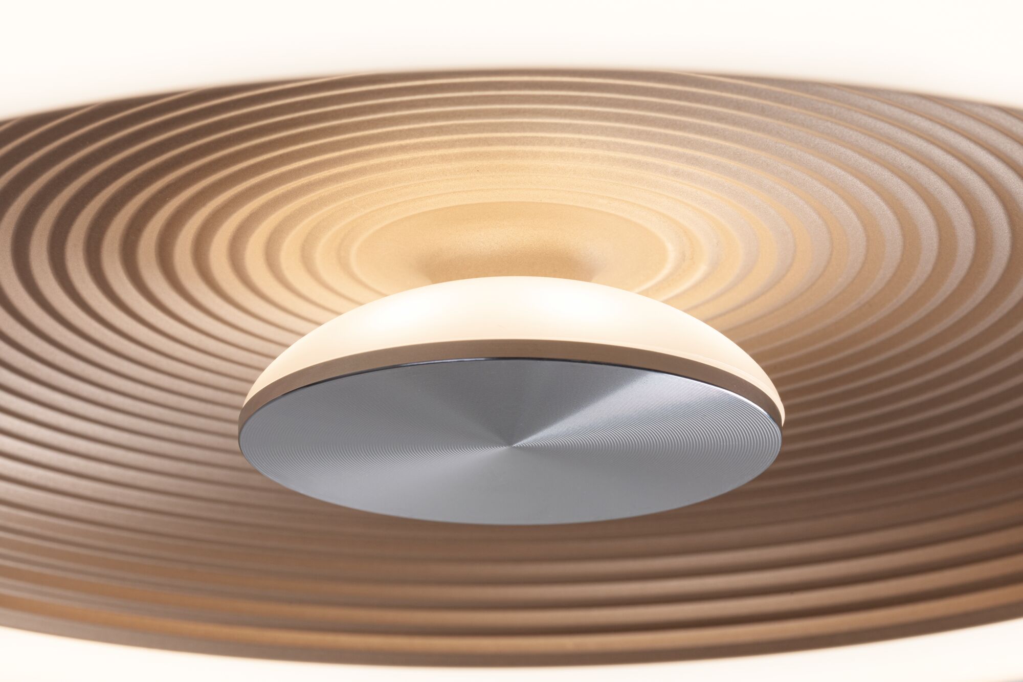 Modern ceiling spotlight with round aluminum trim and warm white light for stylish room lighting