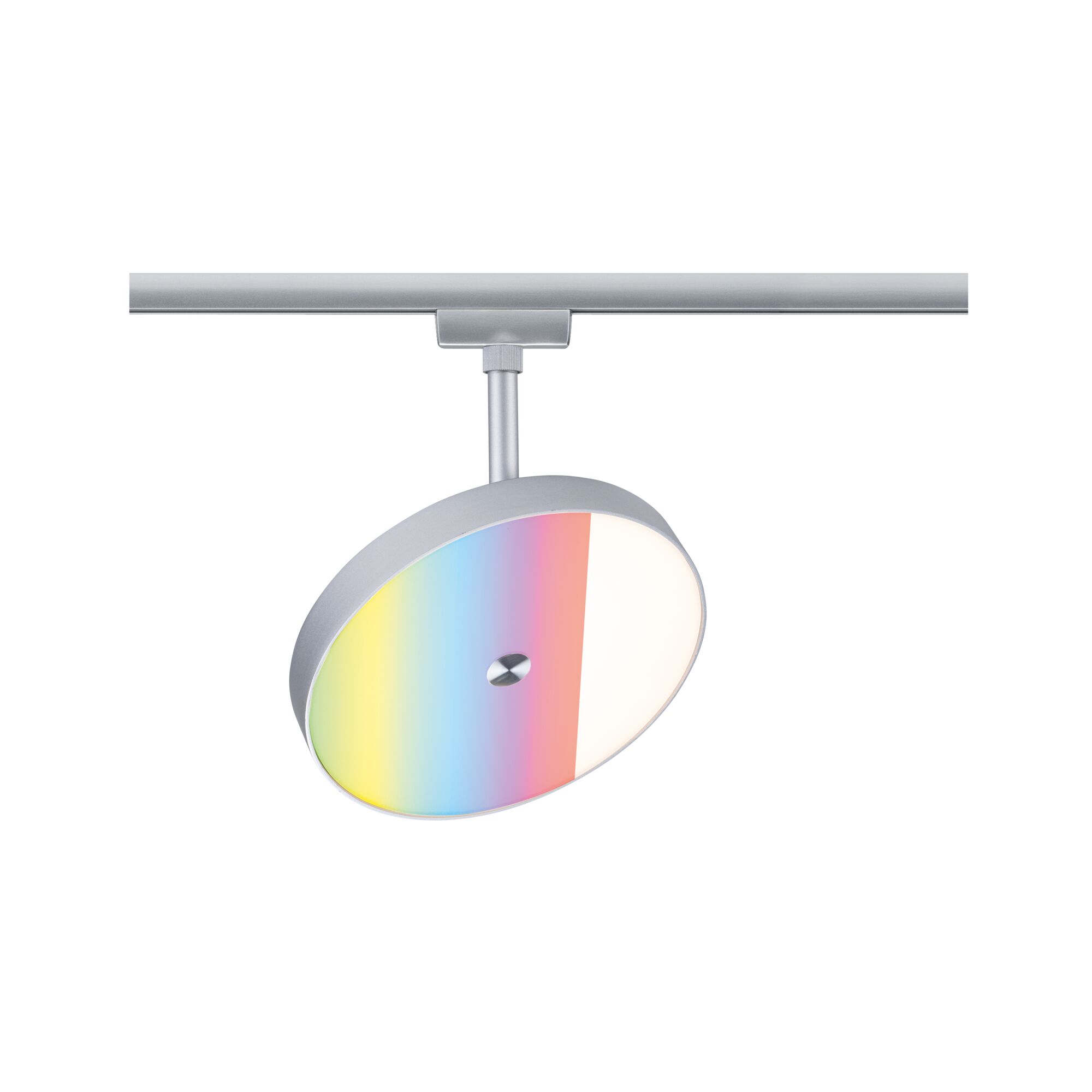 Ronde aluminium LED-plafondlamp met meerkleurige verlichting voor moderne interieurs
