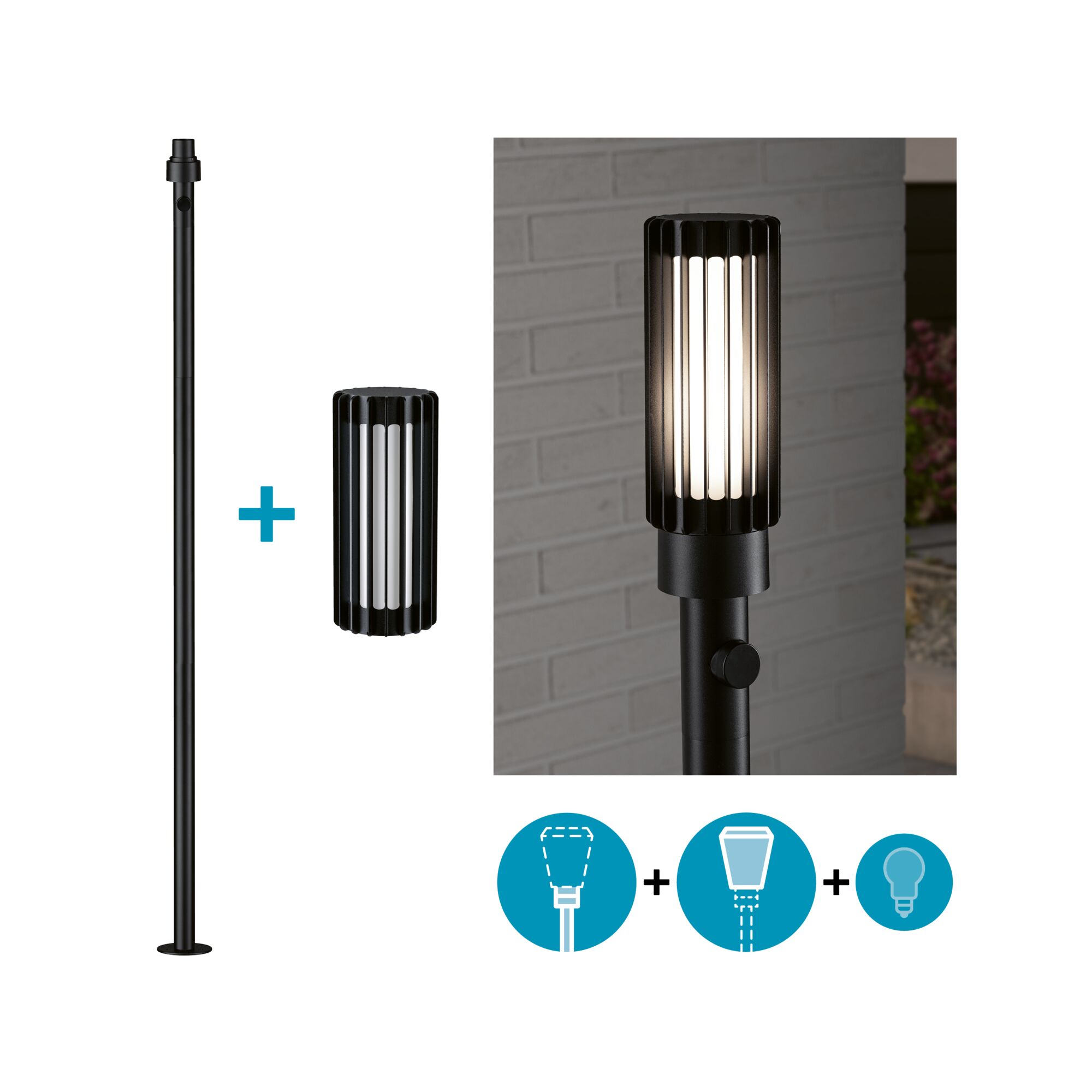 Set ModuShine Poller Ferina Hoch ohne Sensor Anthrazit