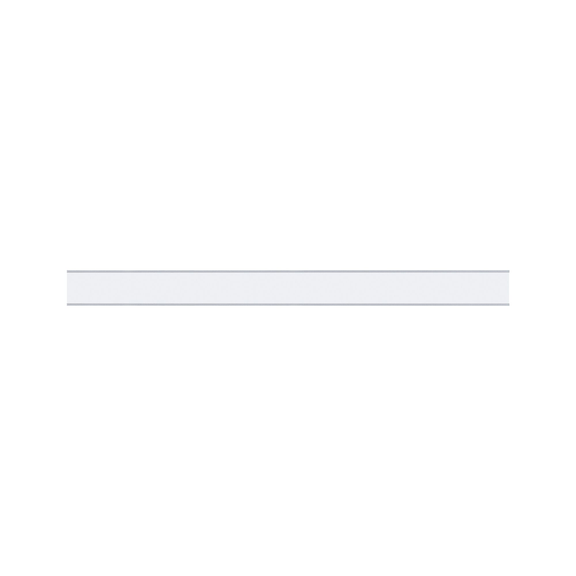 Slim white LED strip with aluminum frame for modern indoor lighting and energy-efficient light solution