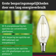 Energiezuinige heldere LED-kaarslamp met zilveren voet en ultra-efficiënte lichttechnologie