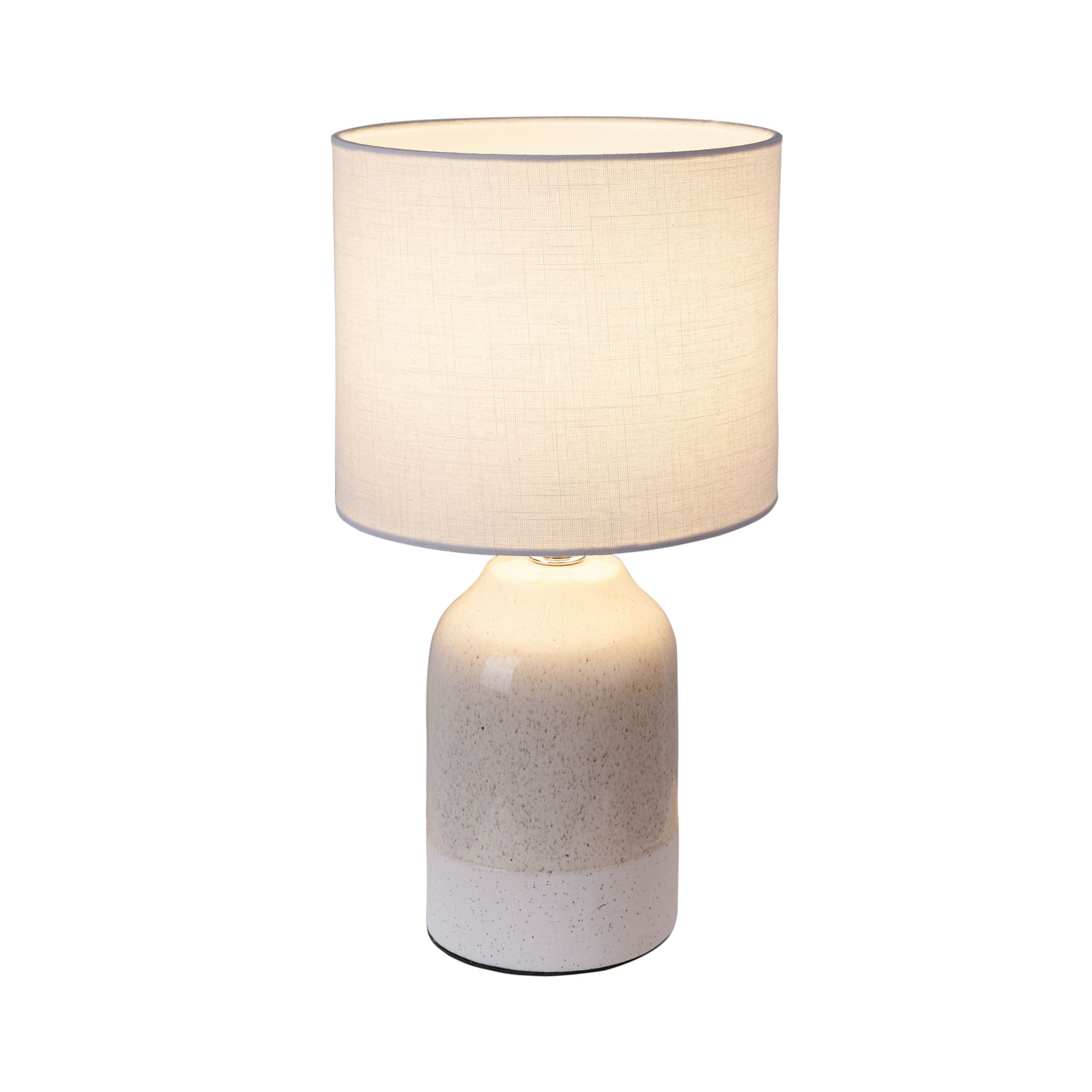 Pauleen Lampe à poser Sandy Glow E14 max. 20W Beige/Blanc