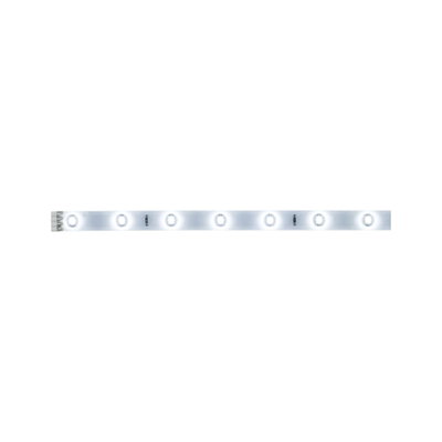 Witte LED-lichtstrip met meerdere diodes op transparante basis voor flexibele verlichting