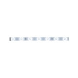 Bande lumineuse LED blanche avec plusieurs diodes sur support transparent pour éclairage flexible