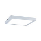 Modern square white metal LED ceiling panel for energy-efficient room lighting
