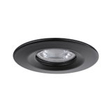 Rundes schwarzes LED-Einbaustrahler-Gehäuse aus Metall für moderne Deckenbeleuchtung