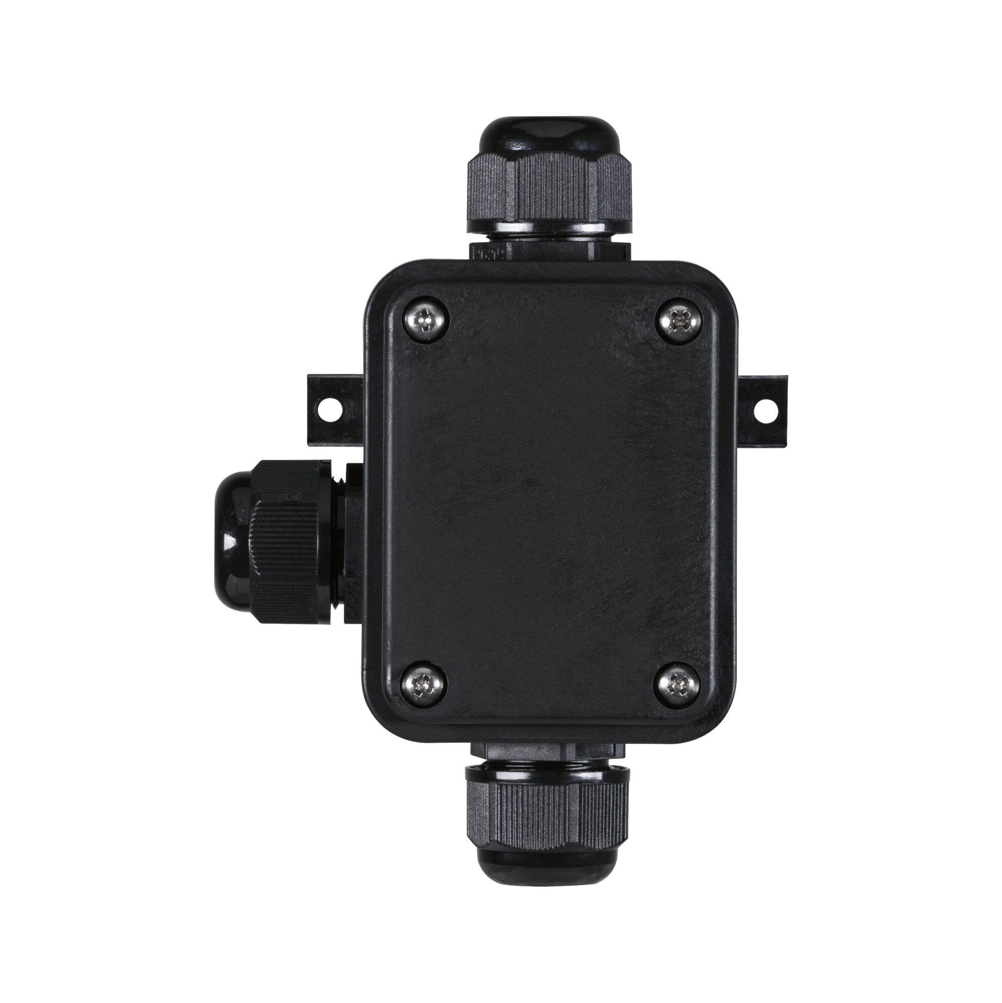 Special Line Verbindingsbox Kabeldiameter tot 15 mm IP68 Zwart Zwarte kunststof verbindingsdoos met kabelwartels voor elektrische bedrading