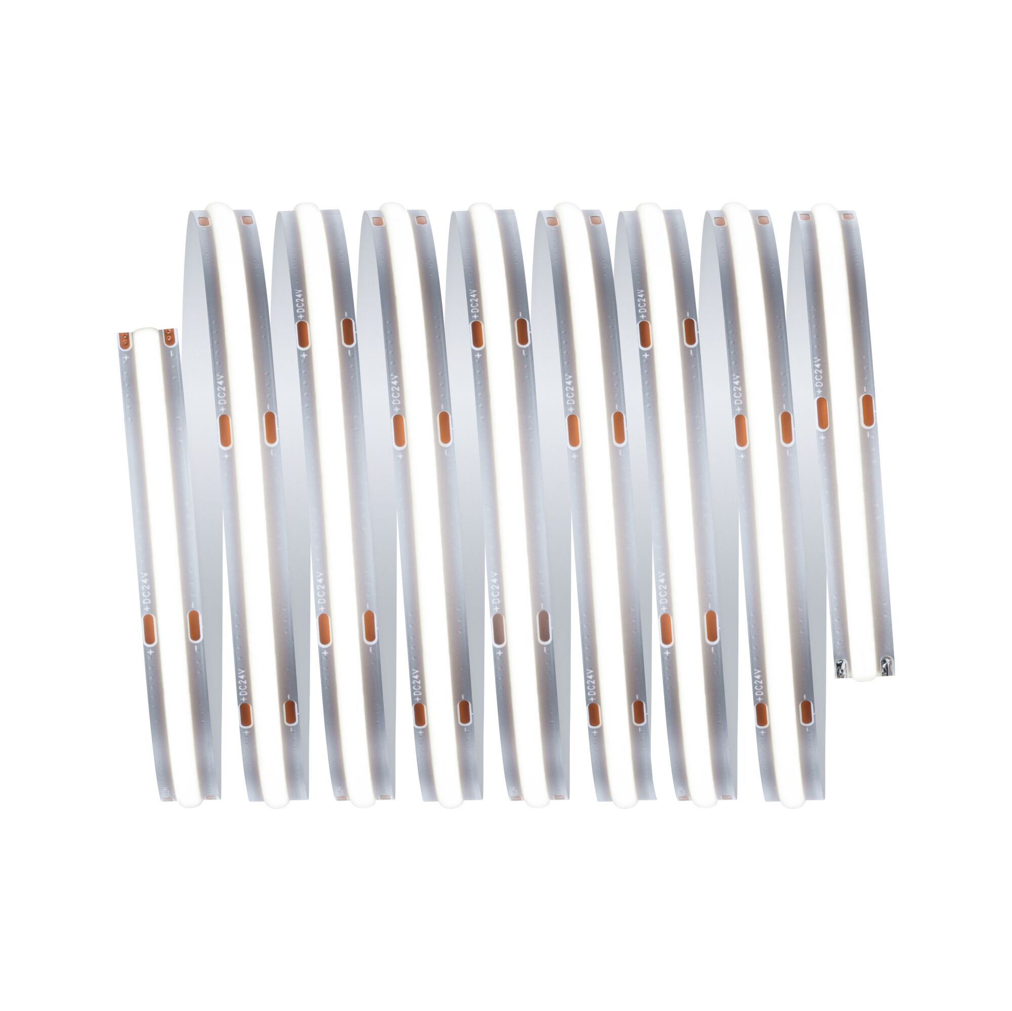 MaxLED 1000 Strip LED Extension COB 2,5m Blanc lumière du jour 30W 1280lm/m 6500K Bandes LED blanches flexibles avec contacts en cuivre pour éclairage économique