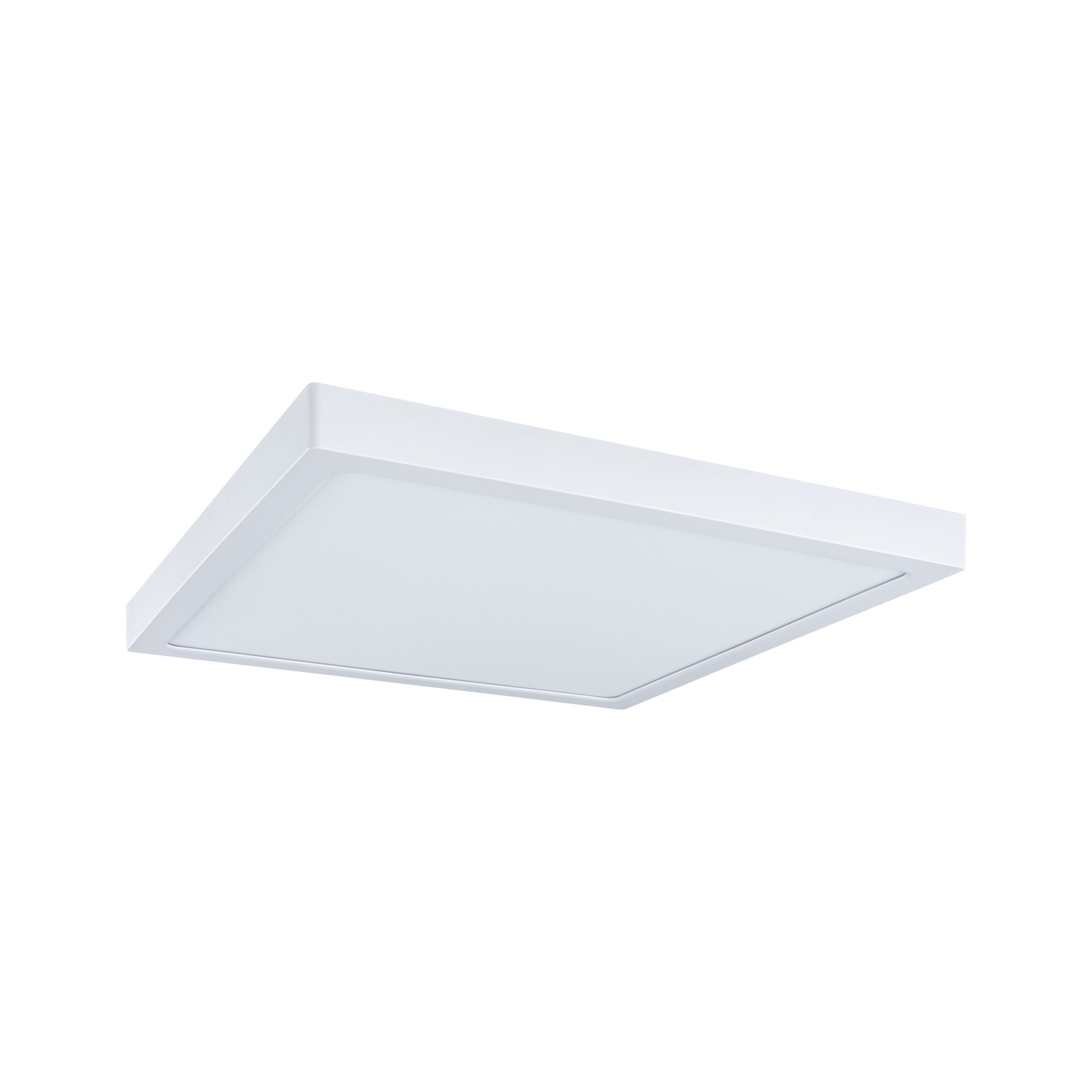 Quadratische weiße LED-Deckenleuchte aus Kunststoff für moderne Innenbeleuchtung