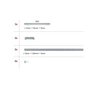 URail Rail Basic Set 230V Chrome matt