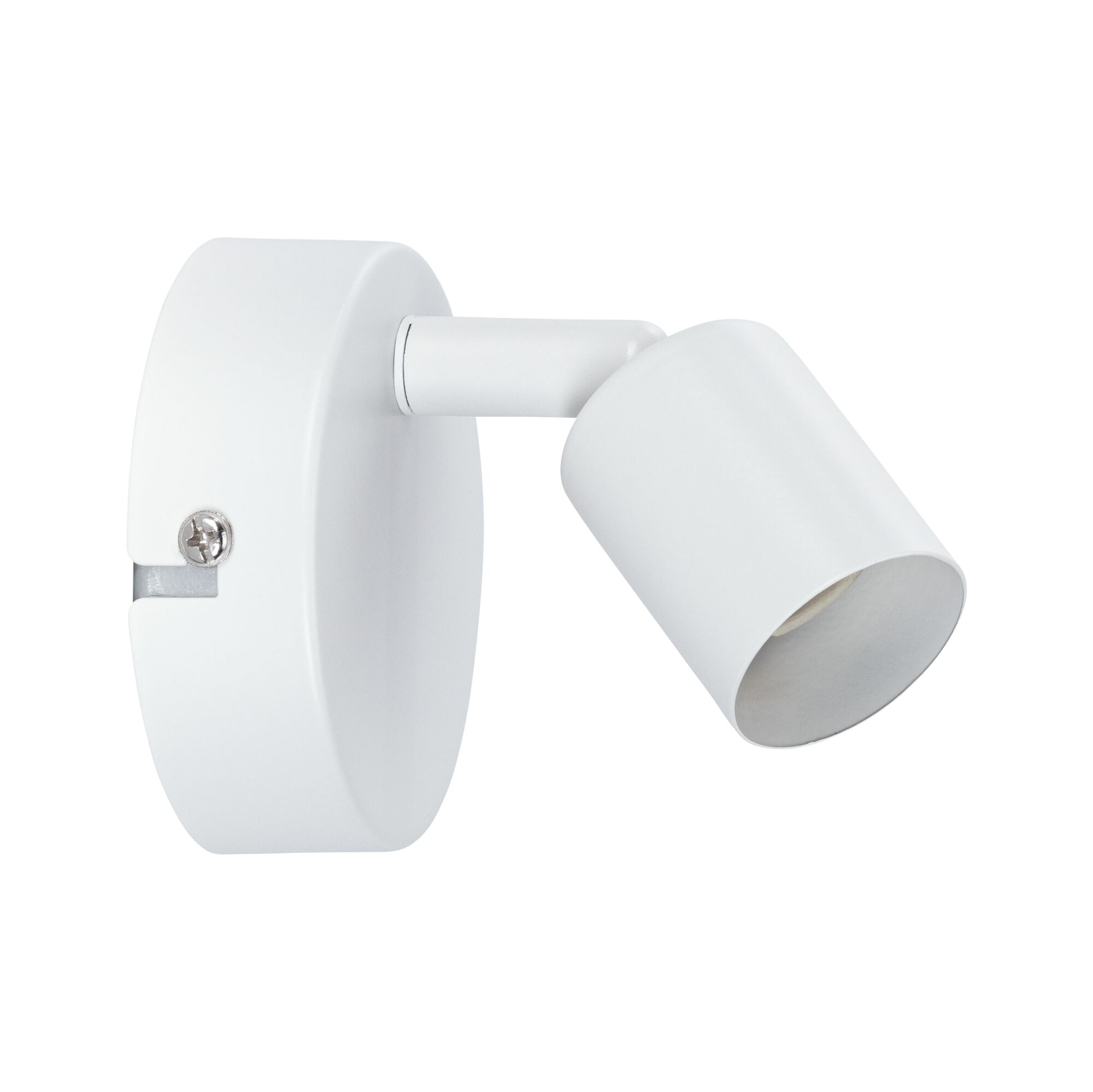 Spotlight Carolina GU10 230V max. 10W gradable Blanc dépoli Applique murale moderne en métal blanc avec abat-jour réglable pour un éclairage ciblé