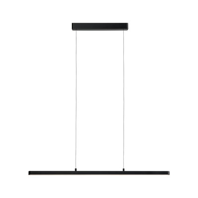 Sort metal LED-pendellampe med slankt design til moderne indendørs belysning