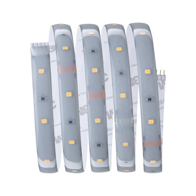 Flexible white LED strip light with silicone coating for versatile modern lighting applications