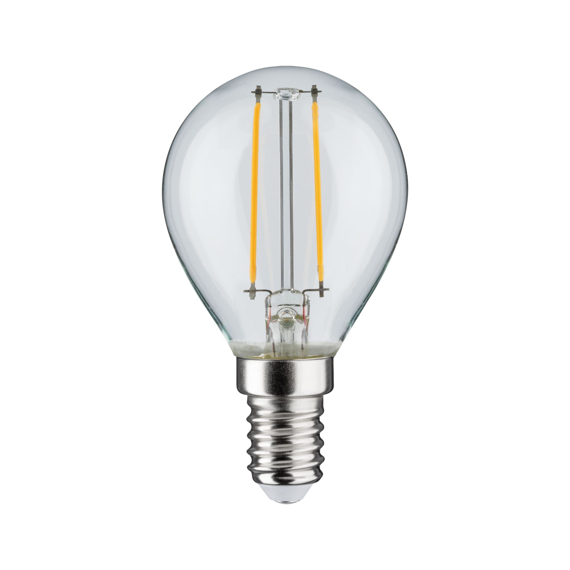 LED-Glühbirne mit transparentem Glas und E14-Fassung, energiesparende Leuchte für Zuhause