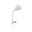 Clip luminaire Vitis Interrupteur à cordon à bras flexible White 230V E14 White plastic clip lamp with flexible neck for focused lighting in workspaces and desks