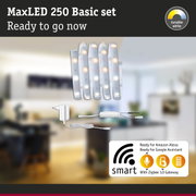 MaxLED 250 Basic set with tunable white LED strips and Zigbee 3.0 gateway for smart home control