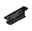 ProRail3 Connecteur Connecteur de ligne 94x24,5mm max. 3680W Noir Pièce adaptatrice noire en plastique pour systèmes de rails, compatible avec éclairage LED sur rail.