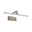 LED Picture luminaire Renan 3000K 600lm 230V 9,5W Old brass Brushed metal LED wall light with rectangular shape and warm white light for living spaces