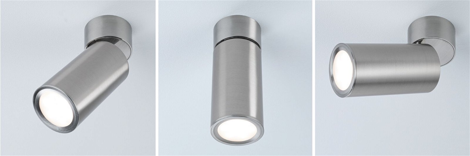 LED-loftslampe 3-Step-Dim Turnal Coin 2700K 470lm 230V 6W dæmpbar Jern børstet