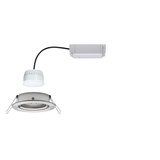 Hvid LED-indbygningsspot sæt med driver og metalramme til energieffektiv belysning