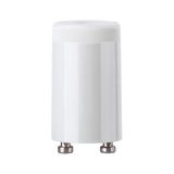 Witte GU10 lampfitting van kunststof met metalen contacten voor LED- en halogeenlampen