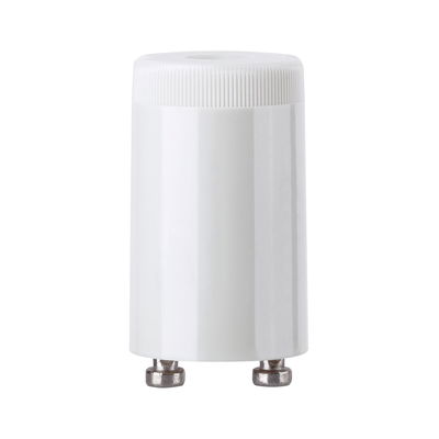 Witte GU10 lampfitting van kunststof met metalen contacten voor LED- en halogeenlampen