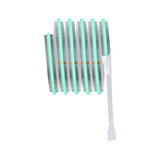 Flexibele LED-strip met groene verlichting en witte aansluitkabel voor moderne verlichting